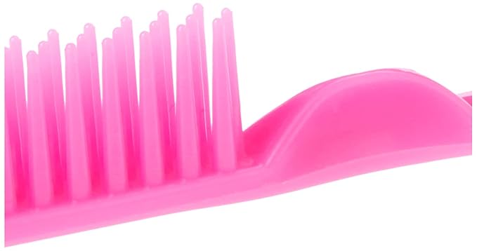 3 Row Styling Comb For Detangling, Defining And Separating Curls (Pink)