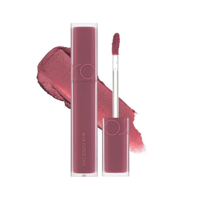 rom&nd BLUR FUDGE TINT 06 Mauvish - Velvety Matte Lip Stain for Smooth, Long-Lasting K-Beauty Color
