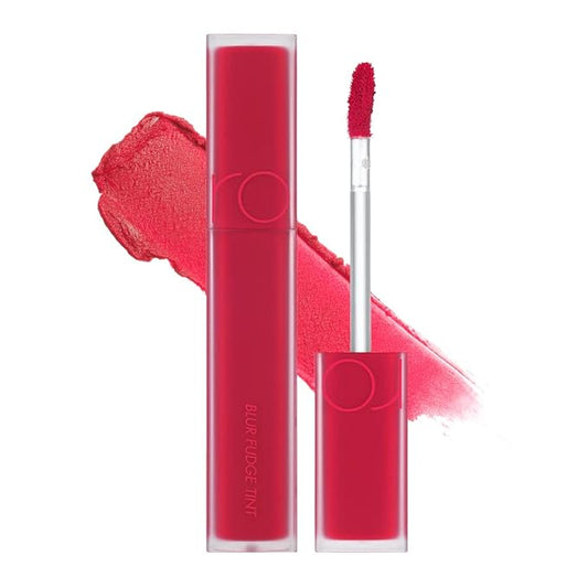 rom&nd BLUR FUDGE TINT #11 Fuchsia Vibe: K-Beauty Velvety Matte Liquid Lip Stain for Effortless Blurring, Long-Lasting Comfort & Vibrant Red-Blue Tone