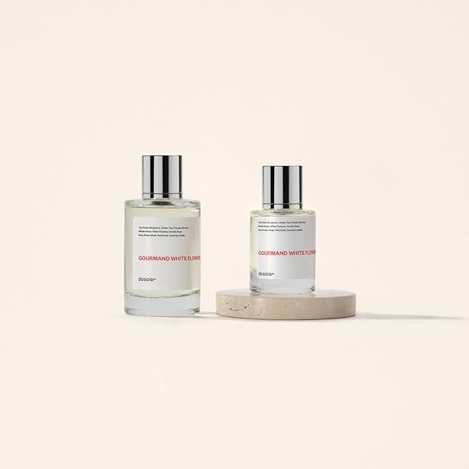 Dossier - Gourmand White Flowers - Eau de Parfum - Inspired by Viktor&Rolf's Flowerbomb - Perfume Luxury - Pure Infused - Paraben-Free - Vegan - For Women - Fragrance 3.4 Fl oz (Spray 100ml)