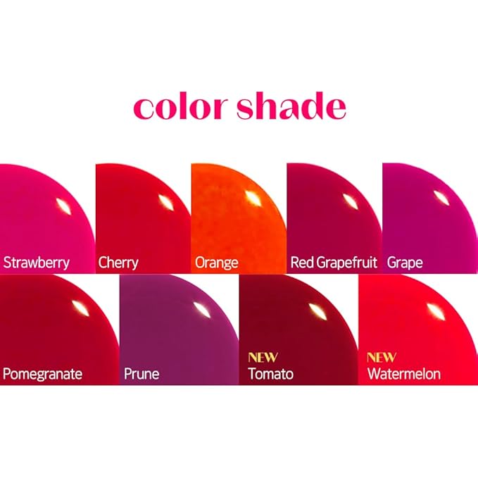 ETUDE Dear Darling Water Tint - Strawberry Ade (9g) | Vivid Color Lip Stain with Moisturizing Weightless & Non-sticky Finish Lip Stain | Smudge-proof Lip Tint | Korean Makeup, Kbeauty