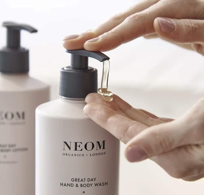 Neom – Great Day Hand & Body Wash, 300ml | Wild Mint & Mandarin | Gently Cleanse & Soften…