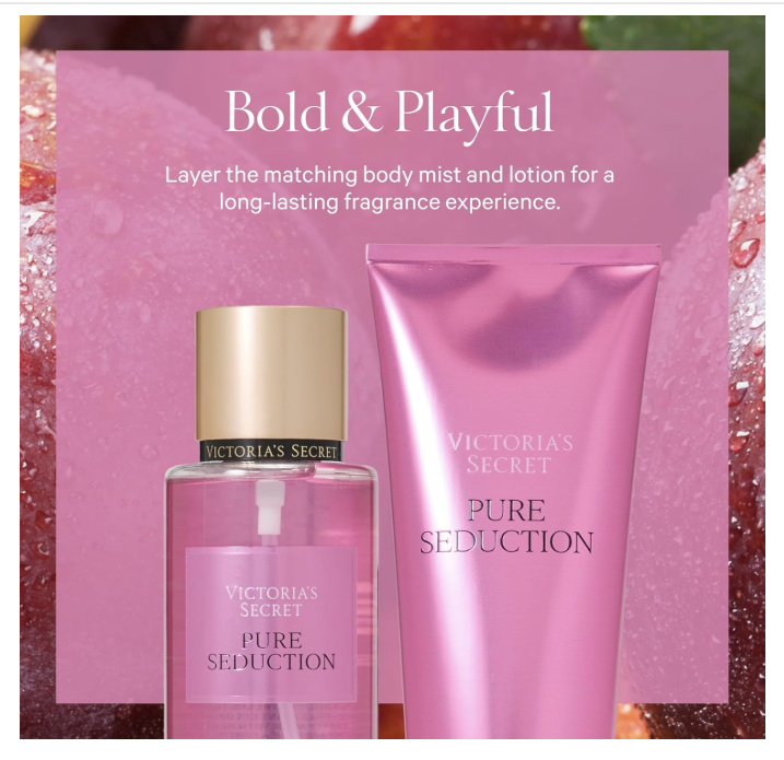 Victoria's Secret Body Fragrance Mist, Pure Seduction - 8.4 fl oz