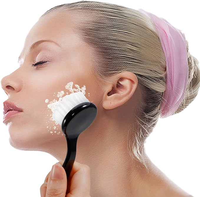 7 Pack Facial Cleansing Brush, Facial Exfoliating Brush Face Wash Scrub Exfoliator Brush for Makeup Skincare Removal (Multicolored)