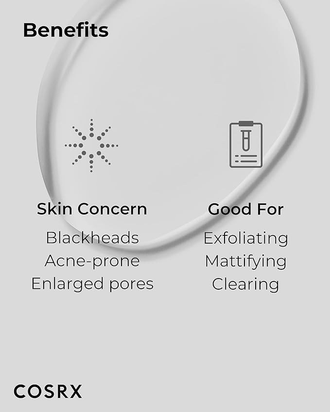 COSRX Niacinamide 2% + BHA 4% Blackhead Exfoliant Toner 3.38 fl.oz / 100ml, Korean Toner, Blackhead Remover, Pore Minimizer for Enlarged Pores, for All Skin Types, Korean Skin Care