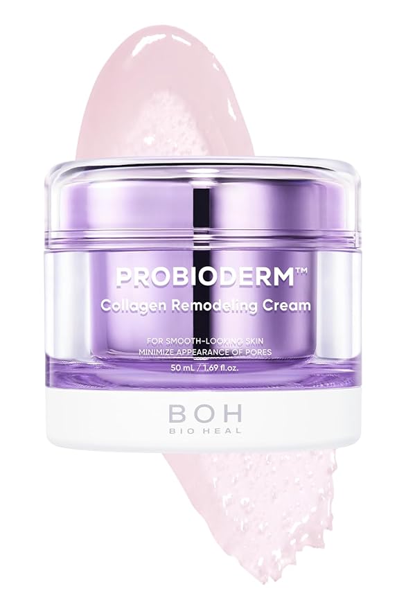 BIOHEAL BOH Probioderm™ Collagen Remodeling Cream 1.69 fl oz (50 ml) | Pore Tightening Cream with 150,000 Collagen Capsules for Firmness & Smooth Texture | Lightweight Moisturizer for Flawless Skin