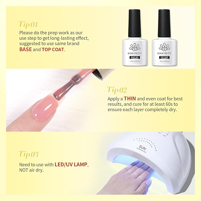 Born Pretty Jelly Pastel Gel Nail Polish Milky Jelly Gel Polish Spring Summer Macaron Candy Sweet Color Translucent Blue Red Green Yellow Pink Purple Easter Gift Nail Art Manicure DIY Home and Salon