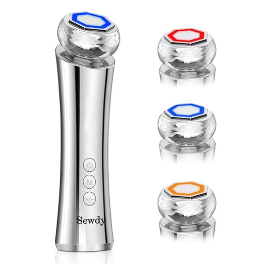 6-in-1 Facial Massager 6 Modes Portable Face Neck Device for Skin Care Micro-Current Wrinkle Reduction Facial Service.Model EP-400