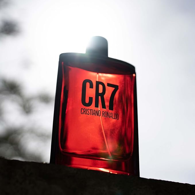 CR7 Cristiano Ronaldo - Eau De Toilette Cologne Scent for Men - Woody, Musky Scent with Lavender, Cardamom, Tobacco, and Cedar - From Cristiano Ronaldo’s Original Men’s Fragrance Collection - 3.4 oz