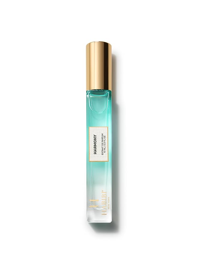 H HABIBI Harmony Extrait De Parfum 10ml (0.30 fl Oz) – Travel Size Unisex Arabian Fragrance, Long Lasting, 25% Perfume Oil, Luxury Niche with Leather Case