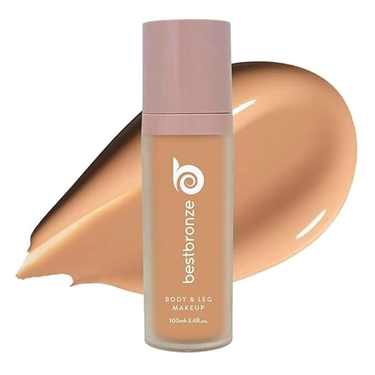 Best Bronze Bombshell Body Makeup - Tattoo Cover Up Makeup & Body Foundation Waterproof - Tattoo Concealer Waterproof for Scars, Varicose Veins Cover Up & Leg Foundation (NC30 Golden Olive)