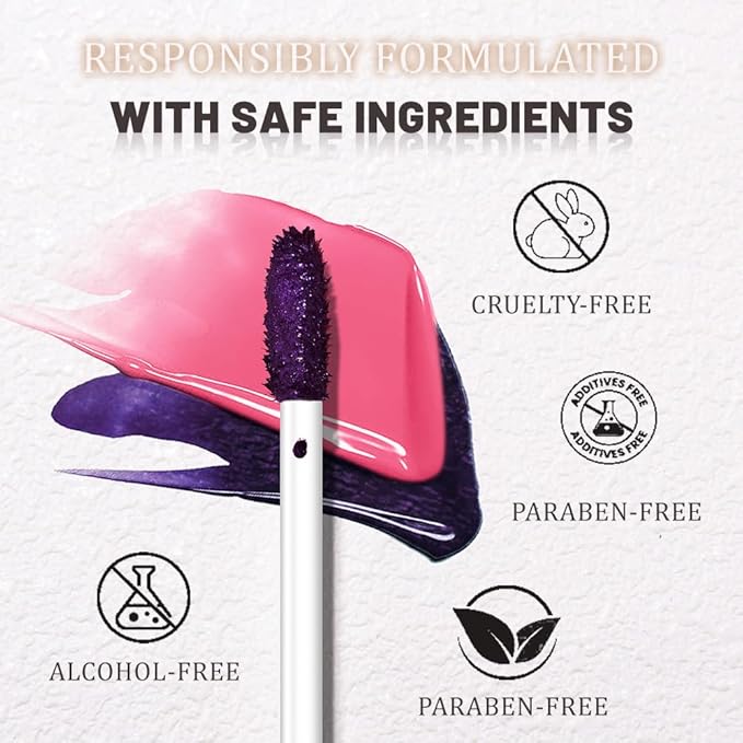 Kaely Cool Rose Lip Stain Peel Off Masque, Long Lasting Waterproof Smudge Proof Lip Tint, Non-Transfer Semi Permanent Lipliner Tattoo with Tweezer, Matte Finish, Vegan & Cruelty-Free, 11