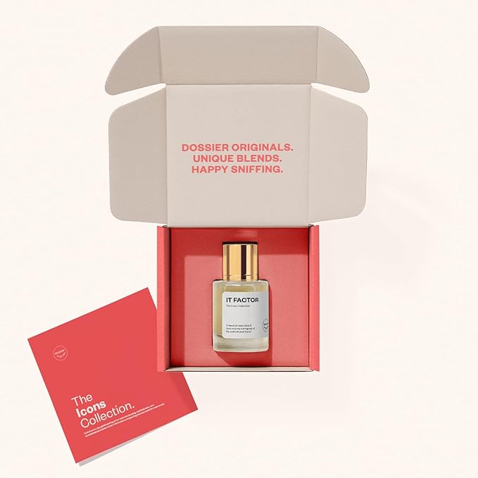 Dossier Originals - IT FACTOR - Eau de Parfum - 50 ML - For Women Men Unisex - Long-lasting Perfume Crafted in France - Vegan - Pure Infused - Perfume Spray