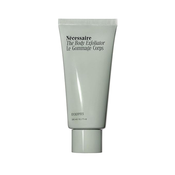 Nécessaire The Body Exfoliator. Eucalyptus. AHA/BHA/PHA. Resurface Skin. Smooth KP and Rough Patches. Hypoallergenic. Dermatologist-Tested. 180 ml / 6.1 fl oz