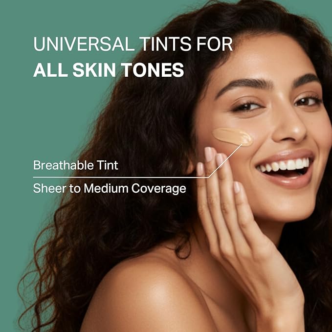 Y’OUR Tinted Moisturizer: Hydrating & Anti-Aging SPF 30 with Dewy Finish; Sheer to Medium Buildable Coverage; Oil-Free for Dry, Oily & Combo Skin; 1.35 fl. oz, Made in USA (Medium)