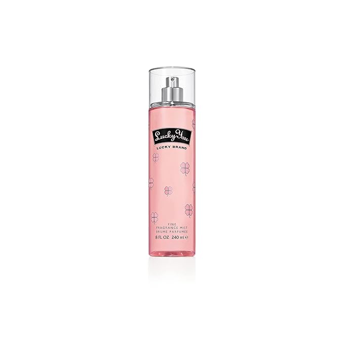 Lucky Brand, Lucky You Women's Body Mist, Eau de Toilette Spray, Day or Night Fragrance with Fresh Flower Citrus Scent, 8 Fl Oz