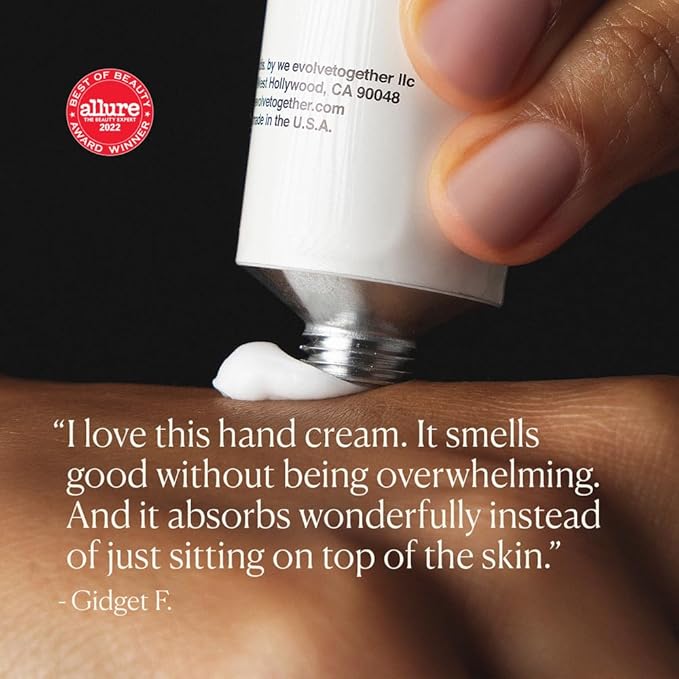 evolvetogether Hydrating Hand Cream for Women & Men | Nourishes, Protects & Moisturizes Dry Hands | No Sticky or Greasy Residue | Cruelty-Free, Paraben-Free | Made in USA (Monaco, 1.7 Oz)