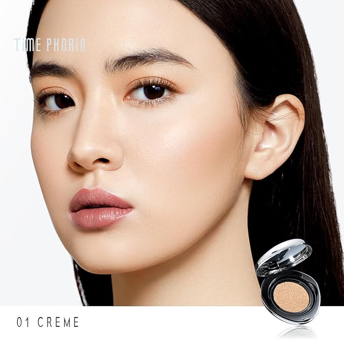TIMELESS LUMINA MATTE PERFECTION CUSHION | Full Coverage, Weightless, Skin fit, Velvety Matte Finish, Oil-Control Waterproof Foundation, Sweatproof Flawless BB Cream CC (01 CREME)