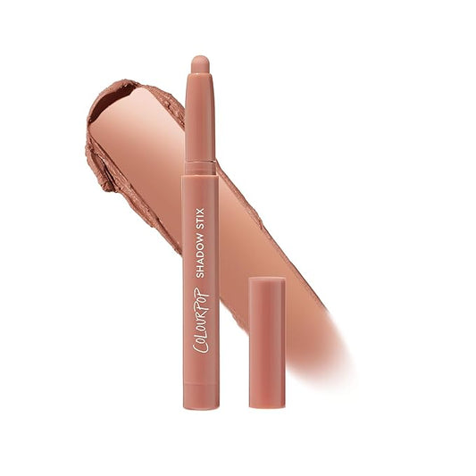 ColourPop Shadow Stix - Cream Eyeshadow Stick with Long-Lasting Color - Multi-Use Cream Makeup with a Built-In Sharpener & Precise Tip for Easy Application - Bare With Me (0.05 oz)