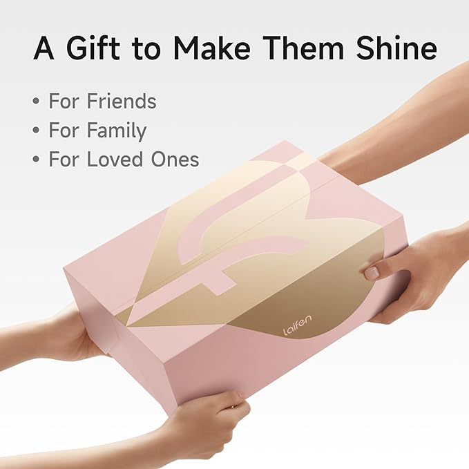 Laifen Premium High-Speed Hair Dryer Love-Bound Box, Professional Ionic Portable Blow Dryer with 110,000 RPM, Lightweight, Low Noise, 360° Magnetic Styling Attachment, Wall Mount, Travel Bag, Gift Box