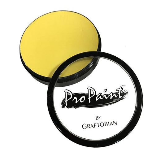 Graftobian Makeup ProPaint Face & Body Paint - Light Yellow 30ml - Halloween Makeup - Costume Makeup for Adults - Body Paints for Adults - Face Paint Makeup - Skin Paint - Makeup Paint