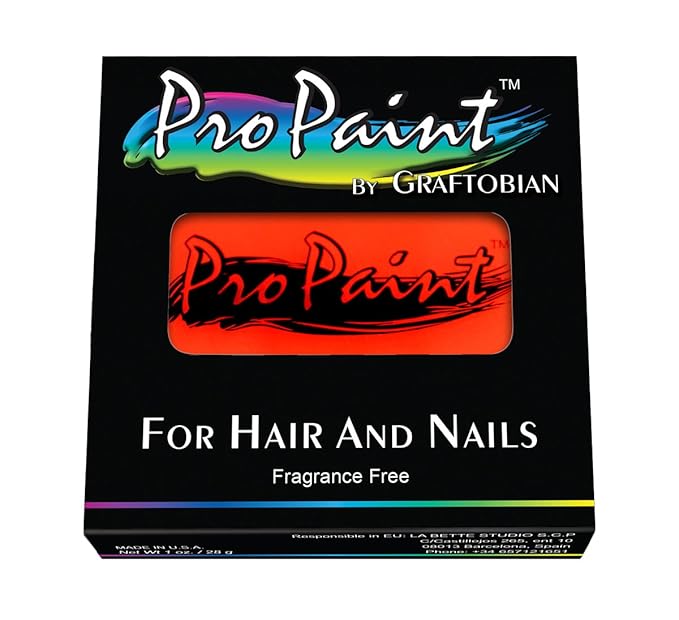 Graftobian Makeup ProPaint Face & Body Paint - Neon Atomic Orange 30ml - Halloween Makeup - Costume Makeup for Adults - Body Paints for Adults - Face Paint Makeup - Skin Paint - Makeup Paint