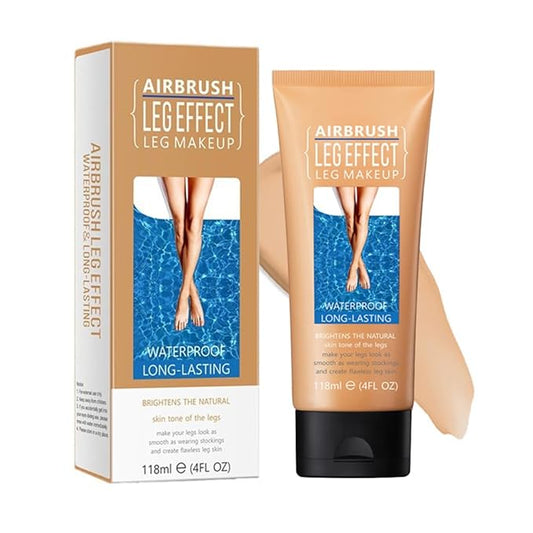 Leg Makeup Waterproof, No Transfer Body Concealer, Coverage for Vein, Scar, Tattoo (#02 Medium Glow, 1Pc)