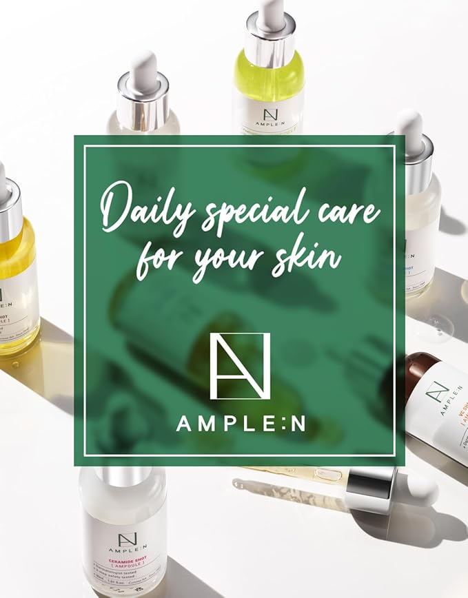AMPLE:N Peptide Shot 2X Ampoule – Intensive Age Defying Concentrate Face Serum with Peptide Threads – Erasing Wrinkles and Improve Firmness – Lifting Sagging Skin – Plump, Repairs Skin, 1.01 fl.oz.