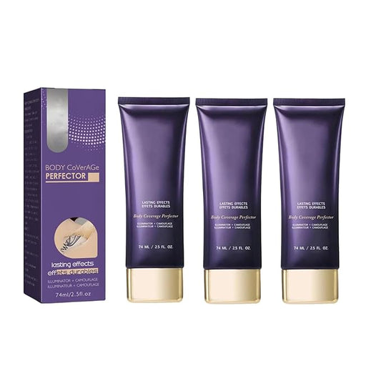 Body Coverage Perfector 3PCS Waterproof Transfer-Resistant Leg & Body Makeup, Long Lasting Tattoo Cover Up Makeup