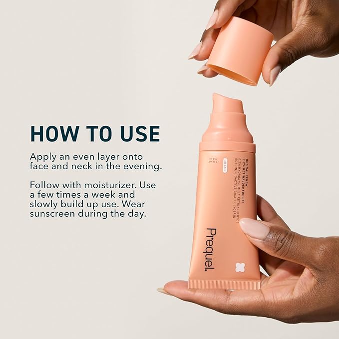 Prequel Skin Retinal Renew – 0.2% Retinaldehyde Gel with Ectoin, Cica & Jojoba Oil – Smooths Texture, Firms & Evens Tone – Supports Skin Barrier – Dermatologist Developed – Low-Irritation Retinoid