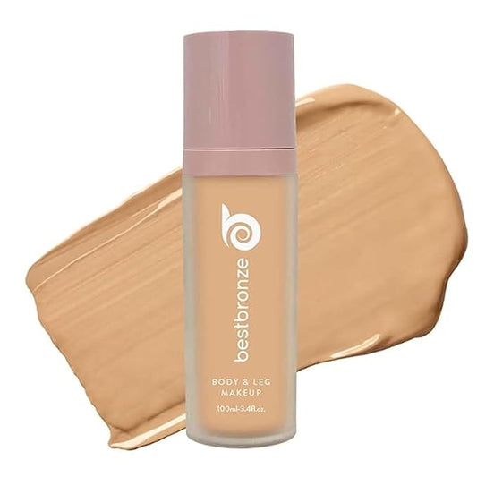 Best Bronze Bombshell Body Makeup - Tattoo Cover Up Makeup & Body Foundation Waterproof - Tattoo Concealer Waterproof for Scars, Varicose Veins Cover Up & Leg Foundation (NC39 Medium)