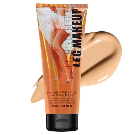 Waterproof Body Concealer – Tattoo, Scar & Vein Cover Up | No-Transfer Leg Makeup & Body Foundation for Flawless Skin, Long-Lasting Coverage for All Skin Tones – 100ml (MEDIUM)