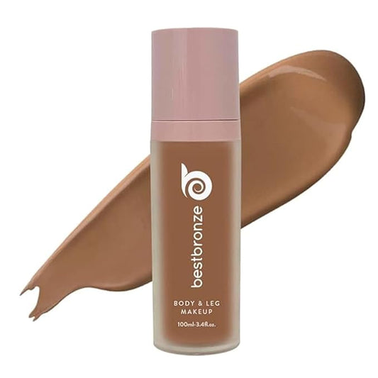 Best Bronze Bombshell Body Makeup - Tattoo Cover Up Makeup & Body Foundation Waterproof - Tattoo Concealer Waterproof for Scars, Varicose Veins Cover Up & Leg Foundation (NC45.75 Tan Golden)