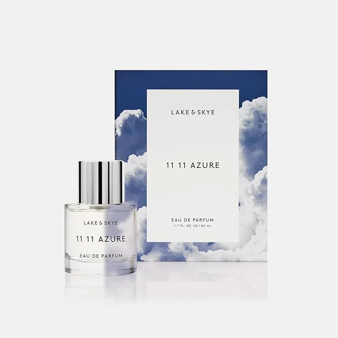 Lake & Skye 11 11 Azure Eau de Parfum, 1.7 fl oz (50 ml) - Sheer, Floral, Musk
