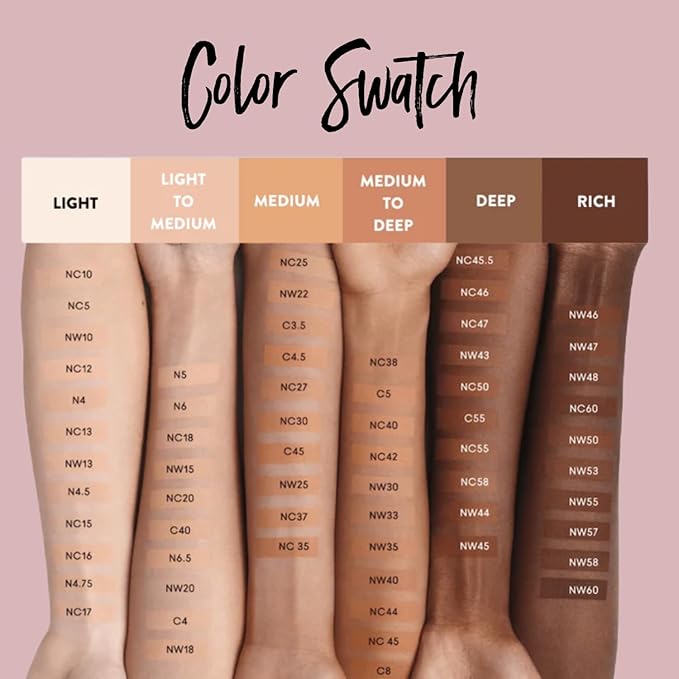 Best Bronze Bombshell Body Makeup - Tattoo Cover Up Makeup & Body Foundation Waterproof - Tattoo Concealer Waterproof for Scars, Varicose Veins Cover Up & Leg Foundation (NC45 Bronze)