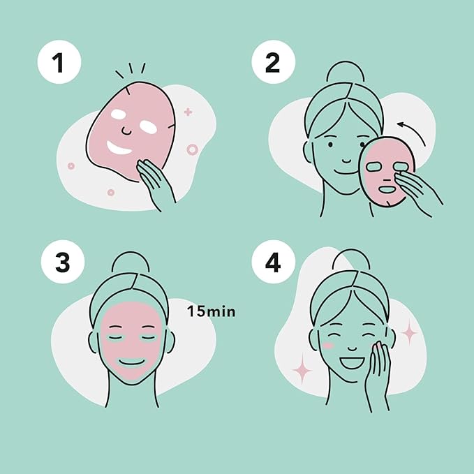 celavi Face Mask Set Korean Beauty Essence Facial Paper Sheet Mask Korea Skin Care Moisturizing 3 Packs of each 12 New flavors K-Beauty Skincare 36 masks in a pack Made in Korea