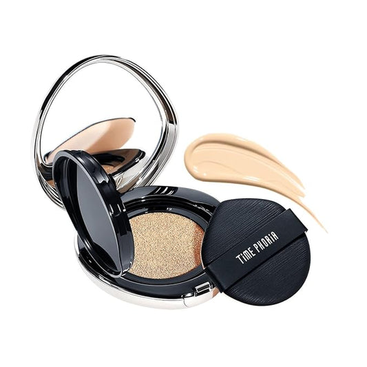 TIMELESS LUMINA MATTE PERFECTION CUSHION | Full Coverage, Weightless, Skin fit, Velvety Matte Finish, Oil-Control Waterproof Foundation, Sweatproof Flawless BB Cream CC (00 BARE)