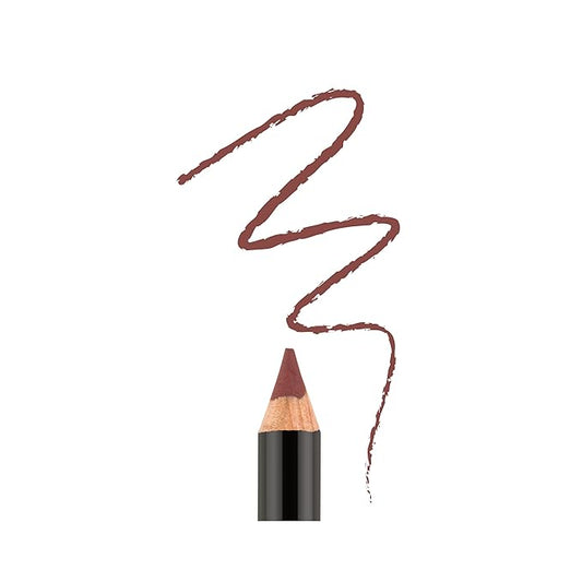 Bodyography Rosewood Lip Pencil | Wooden Lip Liner Pencil with Coconut Oil, Vitamin E & C | Long-Lasting, Matte Liner for Definition & Color | Makeup Essential for Smooth Lip Contour