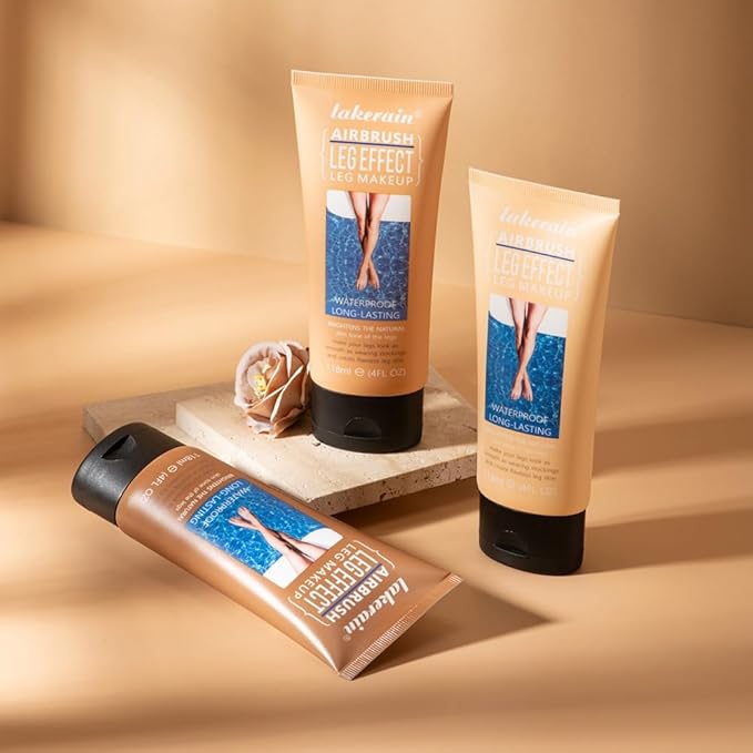 Leg Makeup Waterproof No Transfer,Leg and Body Scar Cover Up,Tattoo Cover Up Makeup Waterproof,Long Last Body Foundation (1# Fairest Glow, 4 FL OZ)