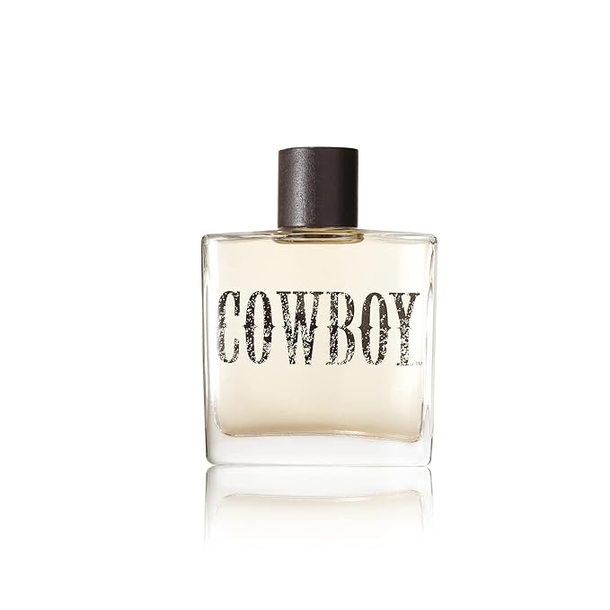 Cowboy Cologne for Men by Tru Western, 3.4 fl oz, Rugged Woodsy Fragrance, Fresh Moss, Juniper, Sage, Mahogany Woods, Long Lasting, Woody, Spicy, Earthy Masculine Scent