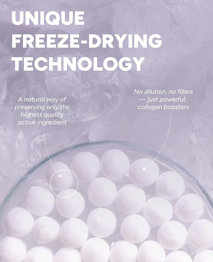 Collagen Boosting Melting Capsule – For Hydration & Firming | Korean Skin Care for Sensitive Skin | Booster for Collagen Serum, Toner & Moisturizer | 30 Capsules