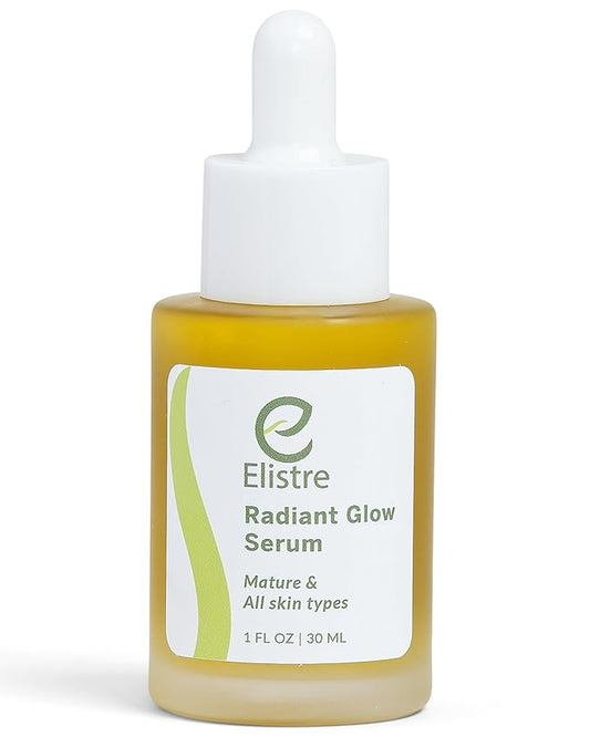 Elistre Radiant Glow facial oil with Vitamin C, Blend of Exotic Essential and Nurturing plant oils, For Very Dry skin Types