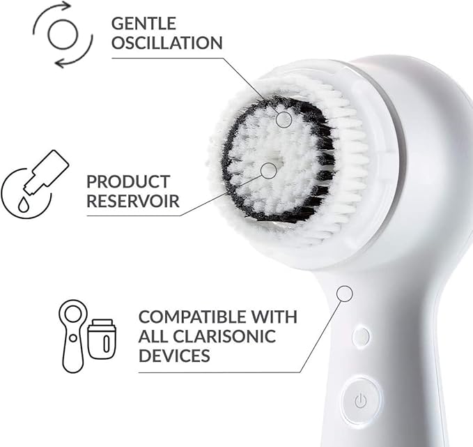 Mia 2 Sonic Facial Cleansing Brush - Electric Face Exfoliator for Deep Clean & Pore Cleansing, Waterproof & Rechargeable – Sea Breeze