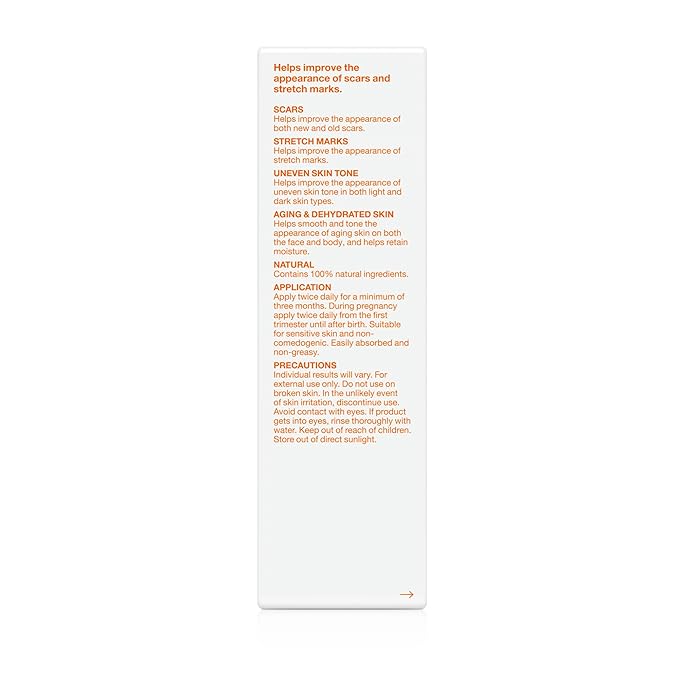Bio-Oil Natural Skincare Oil, Serum for Scars and Stretch Marks, Face and Body Moisturizer for Dry Skin, Hair Oil, For All Skin Types, 4.2 Oz