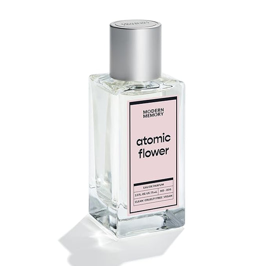 Modern Memory Atomic Flower Eau de Parfum for Women, 2.5 fl oz - Notes of Freesia Petals, Pink Rose & Vanilla