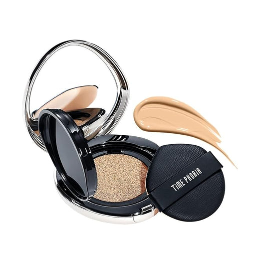 TIMELESS LUMINA MATTE PERFECTION CUSHION | Full Coverage, Weightless, Skin fit, Velvety Matte Finish, Oil-Control Waterproof Foundation, Sweatproof Flawless BB Cream CC (03 FAWN)