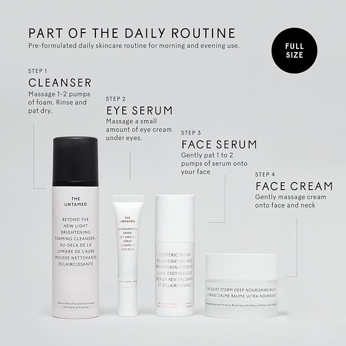 The Untamed Esoteric Moon Rejuvenating & Brightening Serum 1 fl oz – Hydrating Face Serum with Niacinamide & Arctic Bramble – Supports Even Skin Tone, Radiance & Youthful Texture