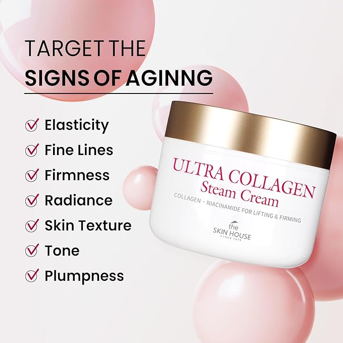 ULTRA COLLAGEN Glow Skin Duo Pack, Hydrating Ampoule Mist & Steam Cream Set, Retinol, Deep Moisture Collagen & Niacinamide, Winter Skincare Gift for Dry Skin, K-Beauty Moisturizing Glow Kit