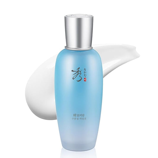 Sooryehan Hyobidam Water-Spring Emulsion (130ml/4.4fl oz) - Lightweight Moisturizer for Elasticity, Hydrating Lotion. Premium Korean Skin Care. Fermented Ginseng, Hyaluronic Acid,