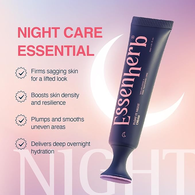 Day to Night Routine Program – 24H K Beauty Skincare Set with Bounce It Day Cream & Float It Night Cream – Vegan Korean Moisturizer Duo for Hydration, Firming & Wrinkle Care (0.34oz&0.34oz)